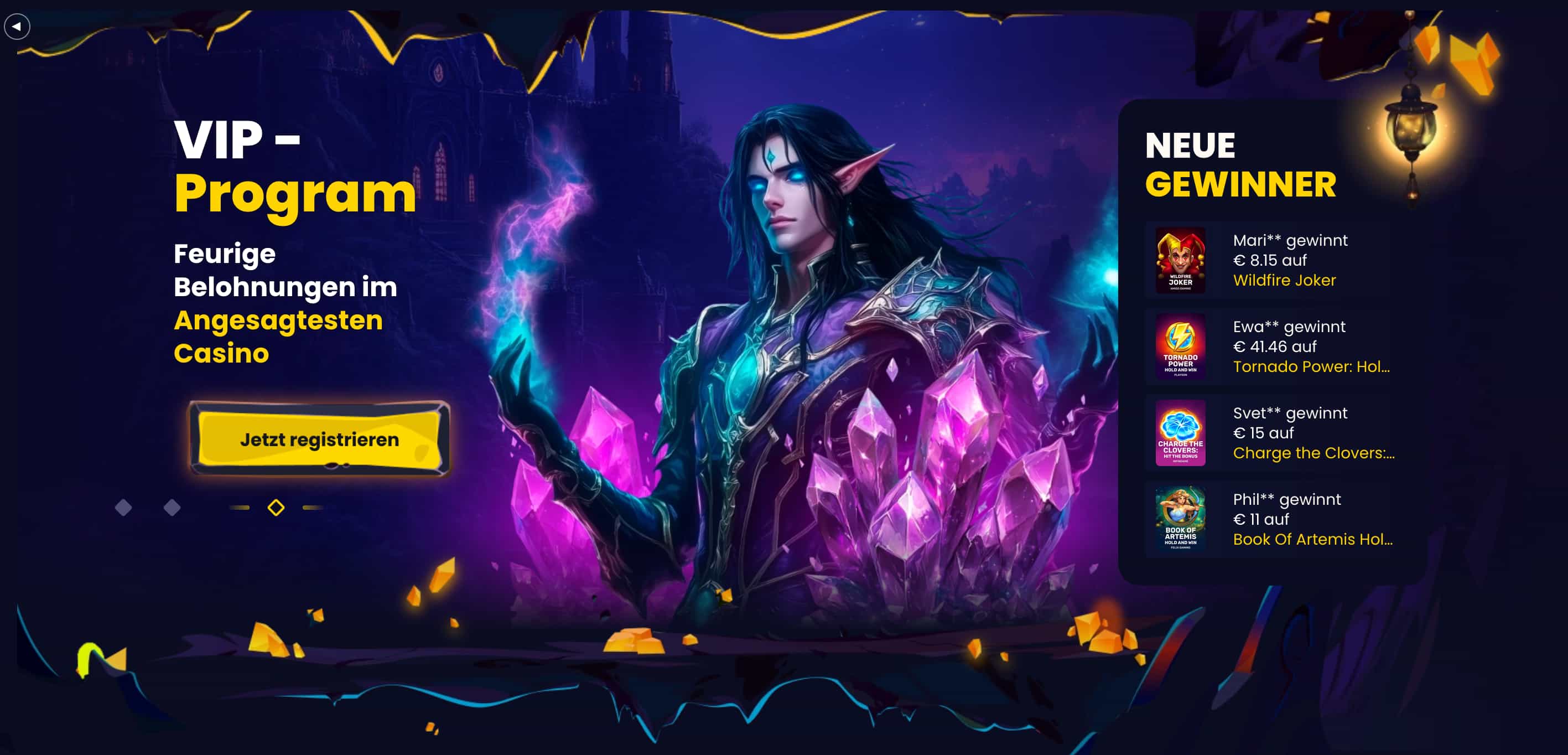 SlotsGem Casino Anmeldung